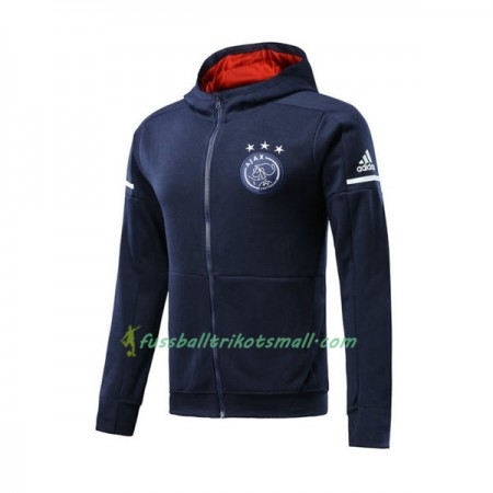 AFC Ajax Hooded Trainingsjacke 2017-18 Blau